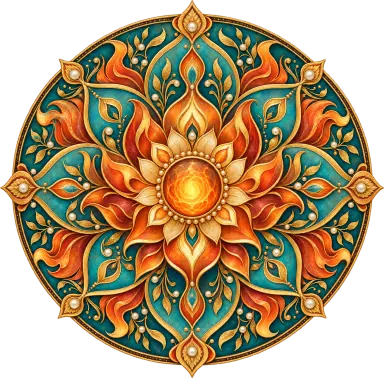 Mandala de la casilla 42, Plano del fuego