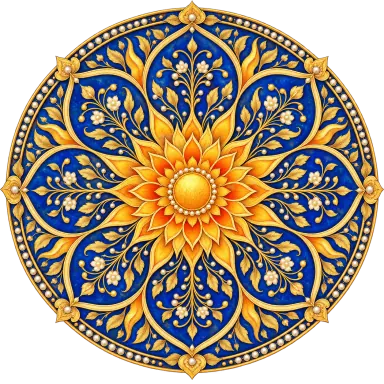 Mandala de la casilla 48, Plano solar