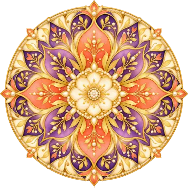 Mandala de la casilla 58, Plano del resplandor